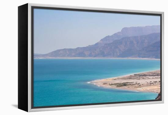 Coastline near Hasik, Dhofar Governorate, Oman-Jan Miracky-Framed Premier Image Canvas