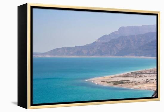 Coastline near Hasik, Dhofar Governorate, Oman-Jan Miracky-Framed Premier Image Canvas