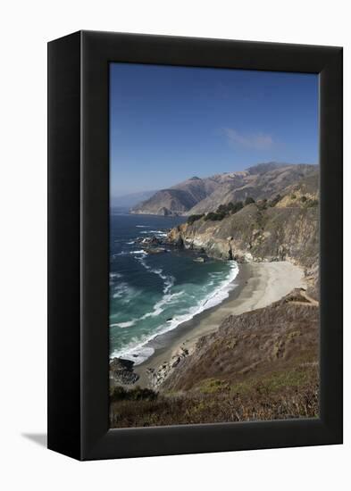 Coastline Near Lucia, Big Sur, Monterey County, California, United States of America, North America-Stuart Black-Framed Premier Image Canvas