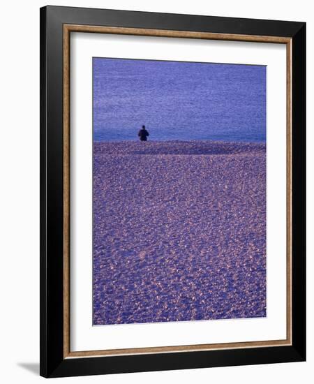 Coastline near Old Town Nice, France-Connie Ricca-Framed Photographic Print