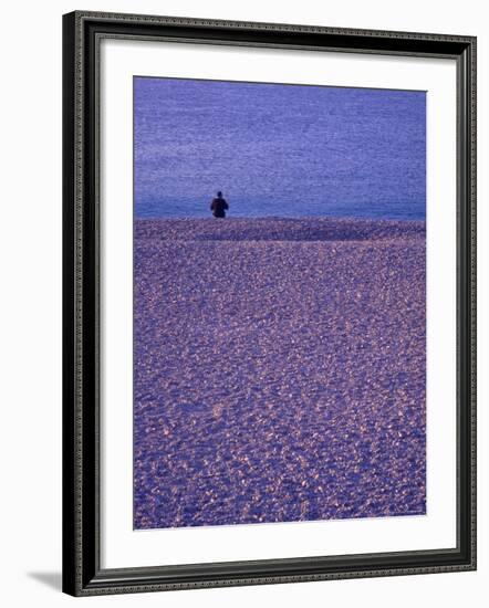 Coastline near Old Town Nice, France-Connie Ricca-Framed Photographic Print