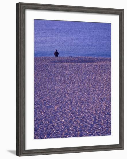 Coastline near Old Town Nice, France-Connie Ricca-Framed Photographic Print