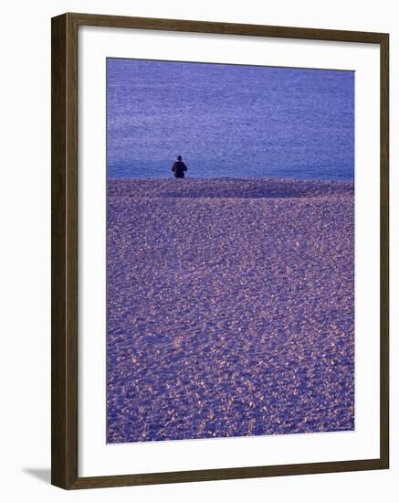 Coastline near Old Town Nice, France-Connie Ricca-Framed Photographic Print