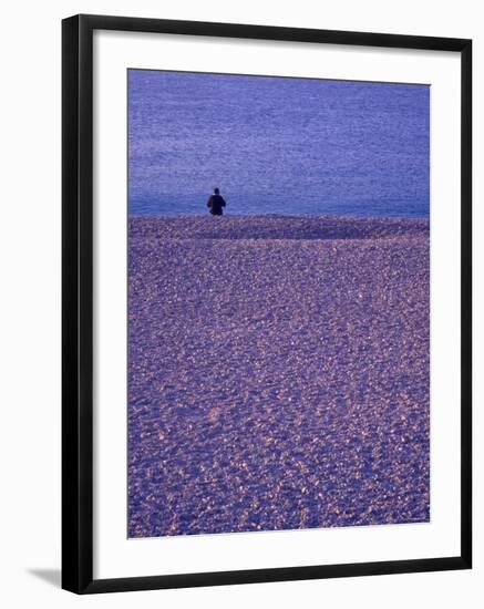 Coastline near Old Town Nice, France-Connie Ricca-Framed Photographic Print