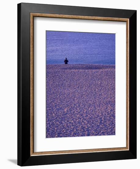 Coastline near Old Town Nice, France-Connie Ricca-Framed Photographic Print