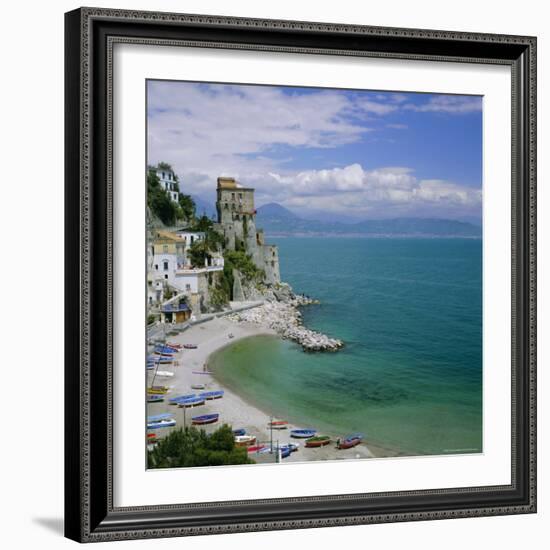 Coastline Near Santa Margherita, Amalfi, Campania, Italy, Europe-Tony Gervis-Framed Photographic Print