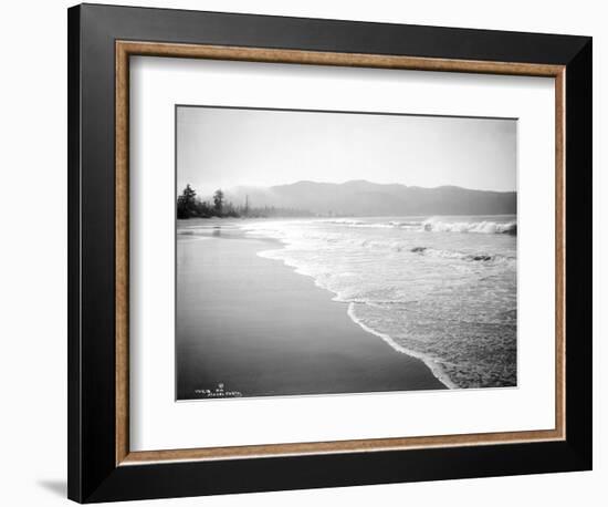 Coastline Scene, Washington, Circa 1910-Asahel Curtis-Framed Giclee Print