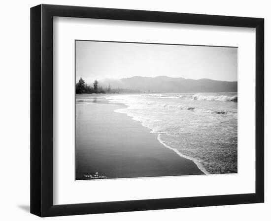 Coastline Scene, Washington, Circa 1910-Asahel Curtis-Framed Giclee Print