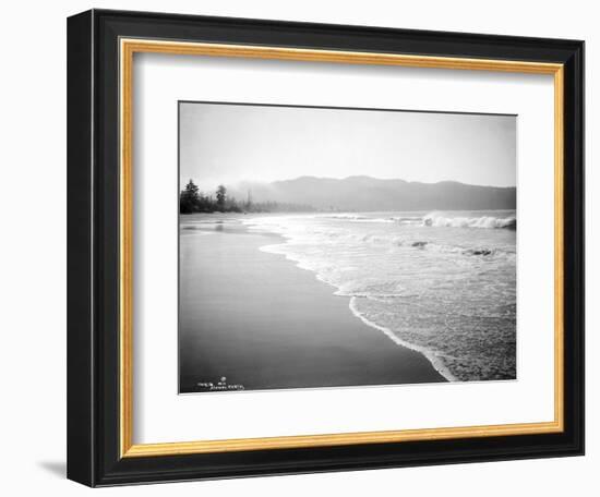 Coastline Scene, Washington, Circa 1910-Asahel Curtis-Framed Giclee Print