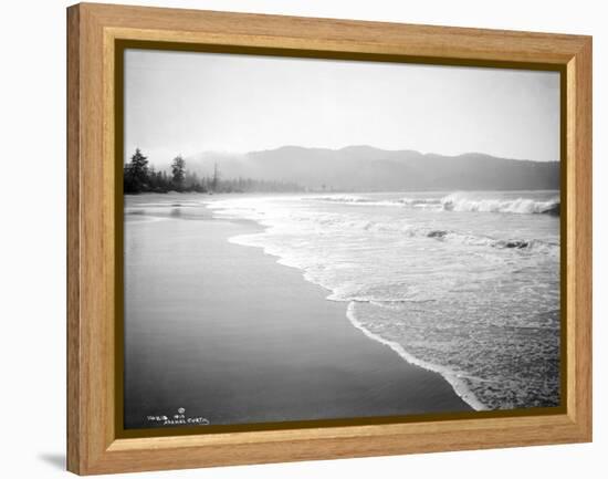 Coastline Scene, Washington, Circa 1910-Asahel Curtis-Framed Premier Image Canvas