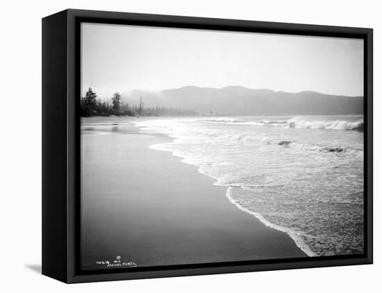 Coastline Scene, Washington, Circa 1910-Asahel Curtis-Framed Premier Image Canvas