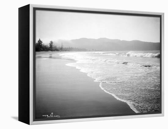 Coastline Scene, Washington, Circa 1910-Asahel Curtis-Framed Premier Image Canvas