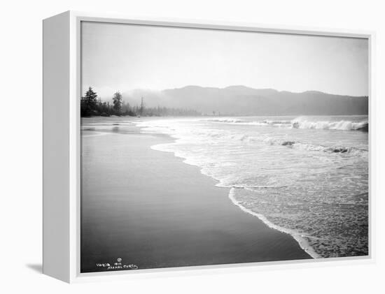 Coastline Scene, Washington, Circa 1910-Asahel Curtis-Framed Premier Image Canvas