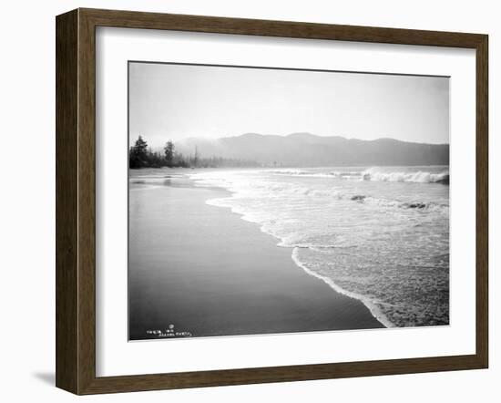 Coastline Scene, Washington, Circa 1910-Asahel Curtis-Framed Giclee Print