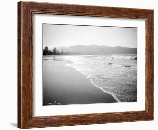 Coastline Scene, Washington, Circa 1910-Asahel Curtis-Framed Giclee Print