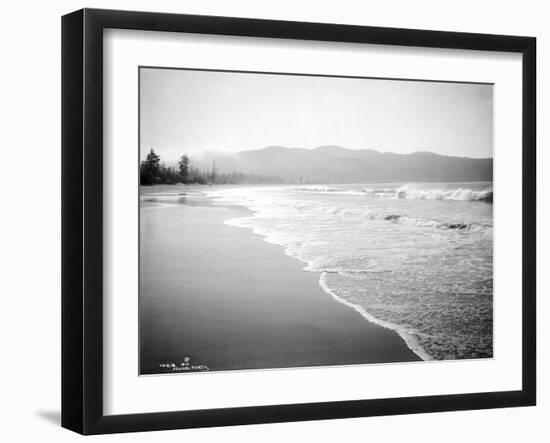 Coastline Scene, Washington, Circa 1910-Asahel Curtis-Framed Giclee Print