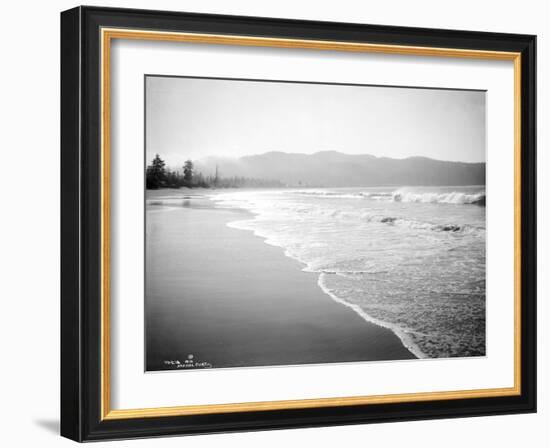 Coastline Scene, Washington, Circa 1910-Asahel Curtis-Framed Giclee Print