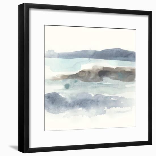 Coastline Sketch II-June Vess-Framed Art Print