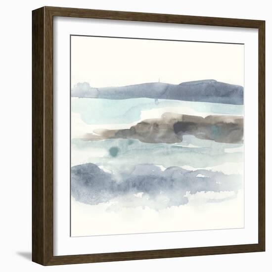 Coastline Sketch II-June Vess-Framed Art Print