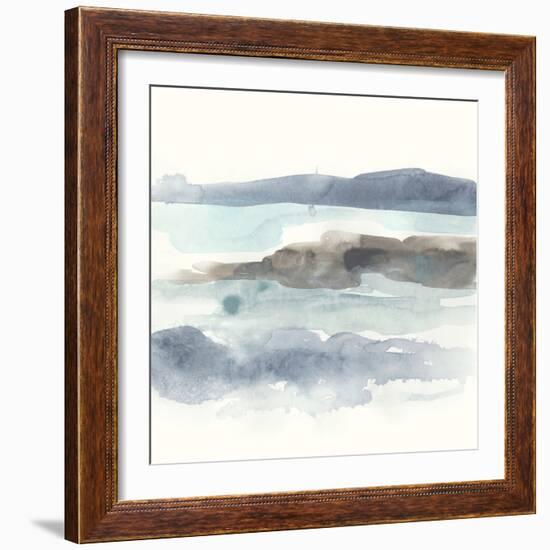 Coastline Sketch II-June Vess-Framed Art Print