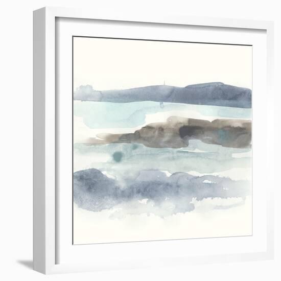 Coastline Sketch II-June Vess-Framed Art Print