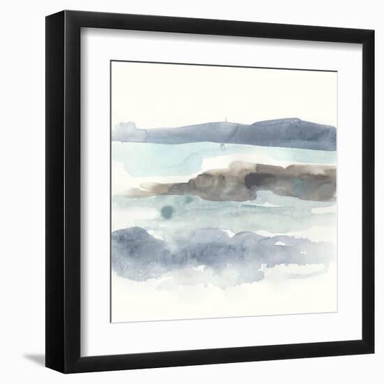 Coastline Sketch II-June Vess-Framed Art Print