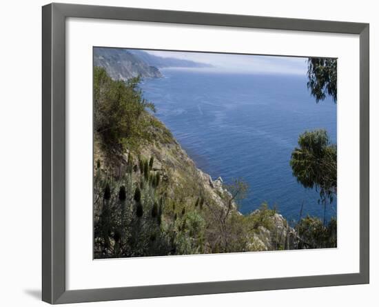 Coastline View, Big Sur, California, United States of America, North America-Ethel Davies-Framed Photographic Print