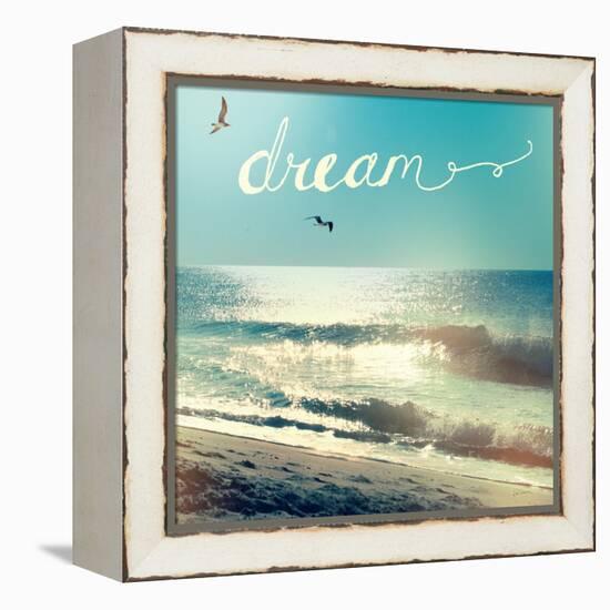 Coastline Waves-Sue Schlabach-Framed Stretched Canvas