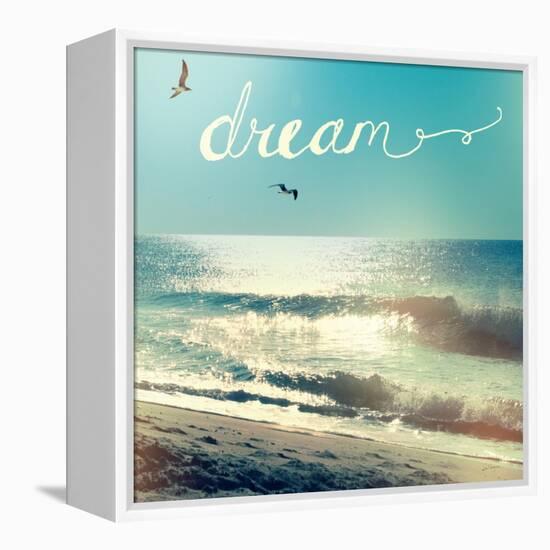 Coastline Waves-Sue Schlabach-Framed Stretched Canvas