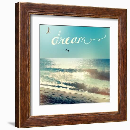 Coastline Waves-Sue Schlabach-Framed Art Print