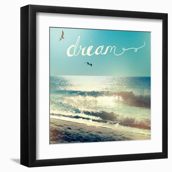 Coastline Waves-Sue Schlabach-Framed Art Print