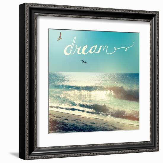 Coastline Waves-Sue Schlabach-Framed Art Print