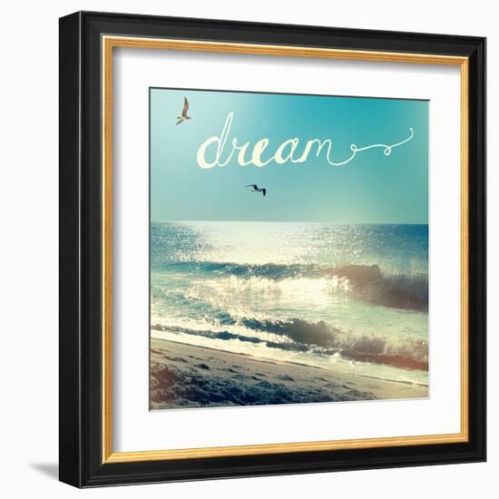 Coastline Waves-Sue Schlabach-Framed Art Print