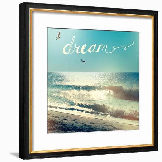 Coastline Waves-Sue Schlabach-Framed Art Print