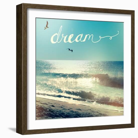 Coastline Waves-Sue Schlabach-Framed Art Print