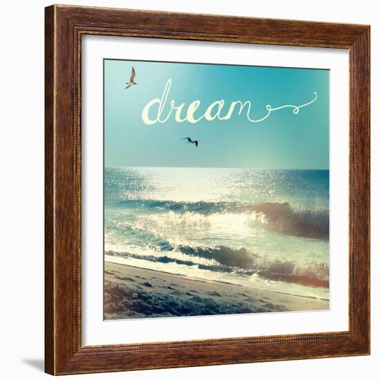 Coastline Waves-Sue Schlabach-Framed Art Print