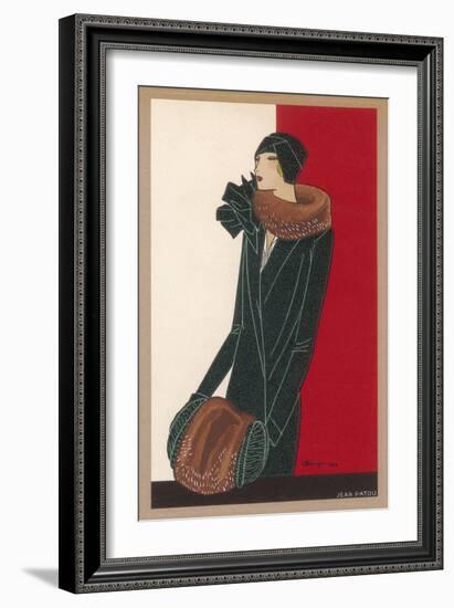 Coat by Patou-C. Benigni-Framed Art Print