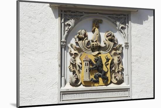 Coat of Arms at the City Hall in Mei§en-Uwe Steffens-Mounted Photographic Print
