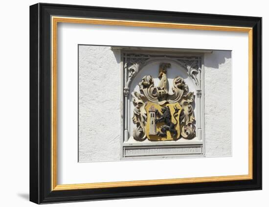 Coat of Arms at the City Hall in Mei§en-Uwe Steffens-Framed Photographic Print