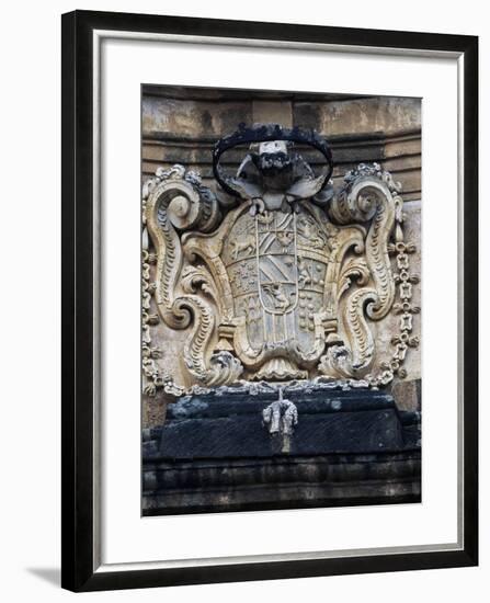 Coat of Arms at Villa Palagonia, Bagheria, Sicily, Italy-null-Framed Giclee Print