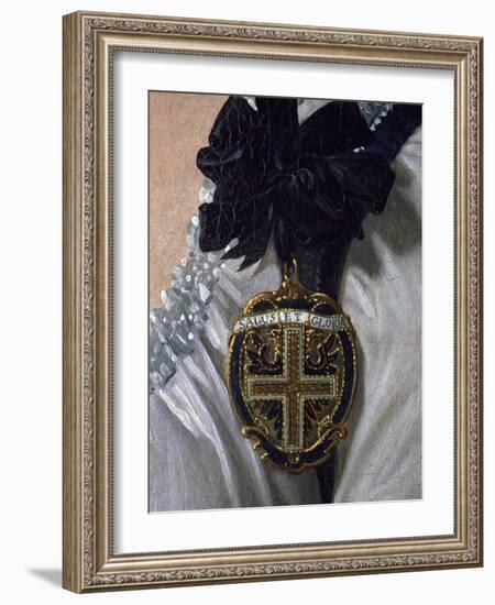 Coat of Arms, Detail from the Portrait of Maria Luisa of Bourbon-Frank Feller-Framed Giclee Print