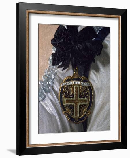 Coat of Arms, Detail from the Portrait of Maria Luisa of Bourbon-Frank Feller-Framed Giclee Print