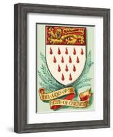 Coat of Arms For the City of Chichester-Dan Escott-Framed Giclee Print