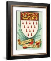 Coat of Arms For the City of Chichester-Dan Escott-Framed Giclee Print