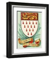 Coat of Arms For the City of Chichester-Dan Escott-Framed Giclee Print