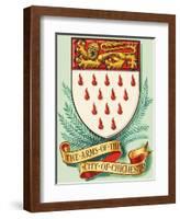 Coat of Arms For the City of Chichester-Dan Escott-Framed Giclee Print