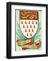 Coat of Arms For the City of Chichester-Dan Escott-Framed Giclee Print