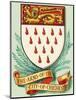Coat of Arms For the City of Chichester-Dan Escott-Mounted Giclee Print