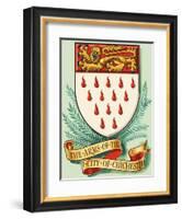 Coat of Arms For the City of Chichester-Dan Escott-Framed Giclee Print