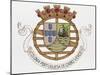 Coat of Arms of Portuguese Colony of Cape Verde-null-Mounted Giclee Print